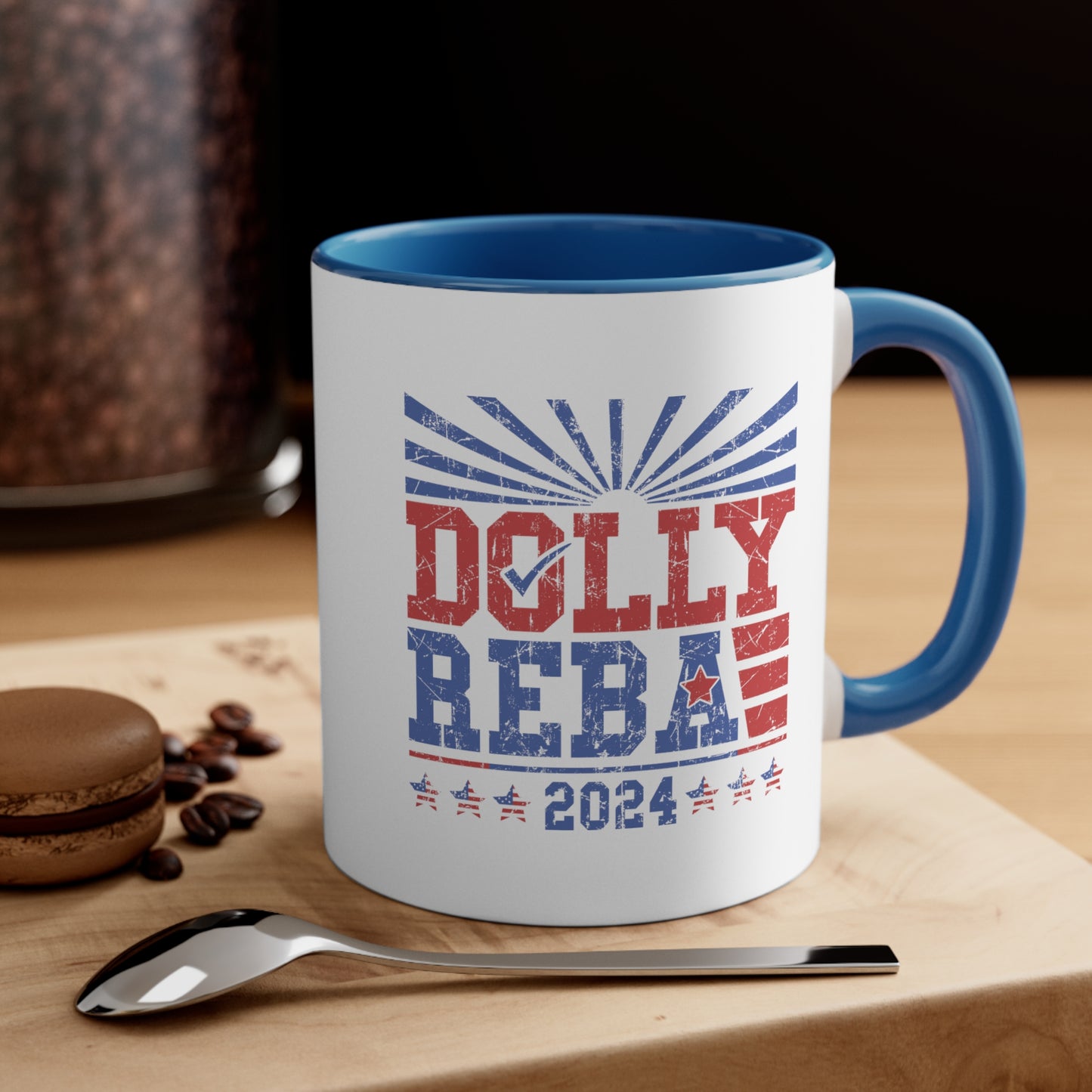 Dolly and Reba 2024! Accent Coffee Mug, 11oz