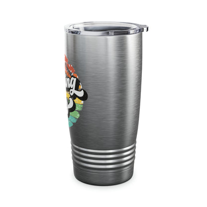 Camping Vibes Retro Ringneck Tumbler, 20oz