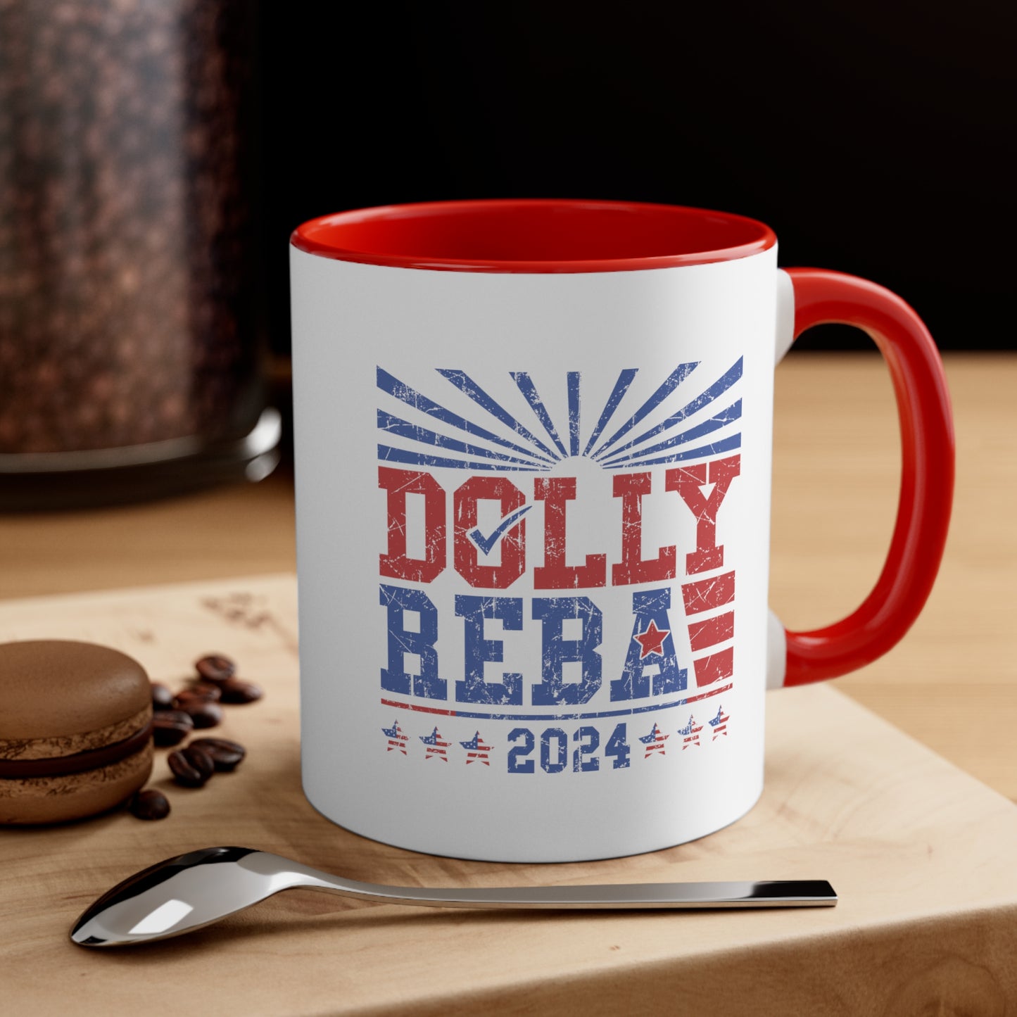 Dolly and Reba 2024! Accent Coffee Mug, 11oz