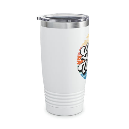 Lake Vibes Retro Ringneck Tumbler, 20oz 3 Colors Available