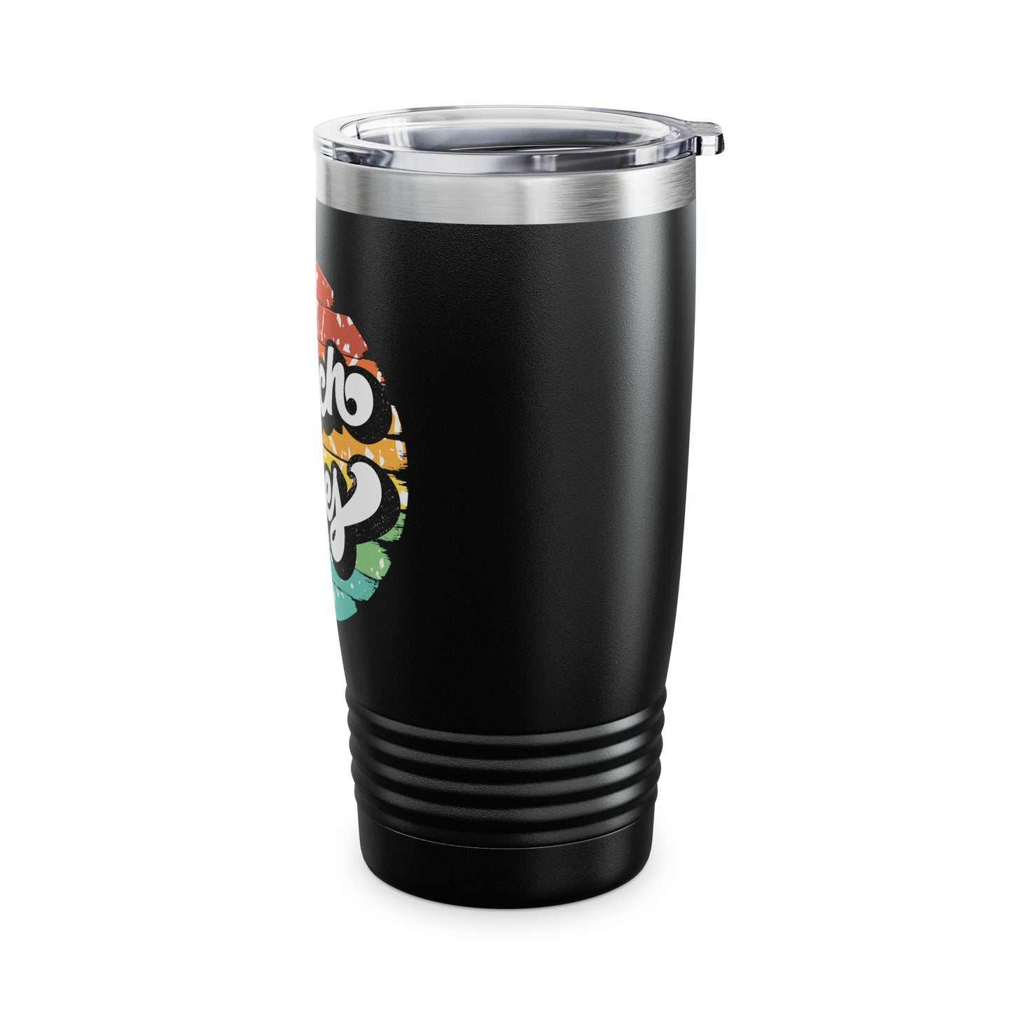 Beach Vibes Retro Ringneck Tumbler, 20oz 3 Colors Available