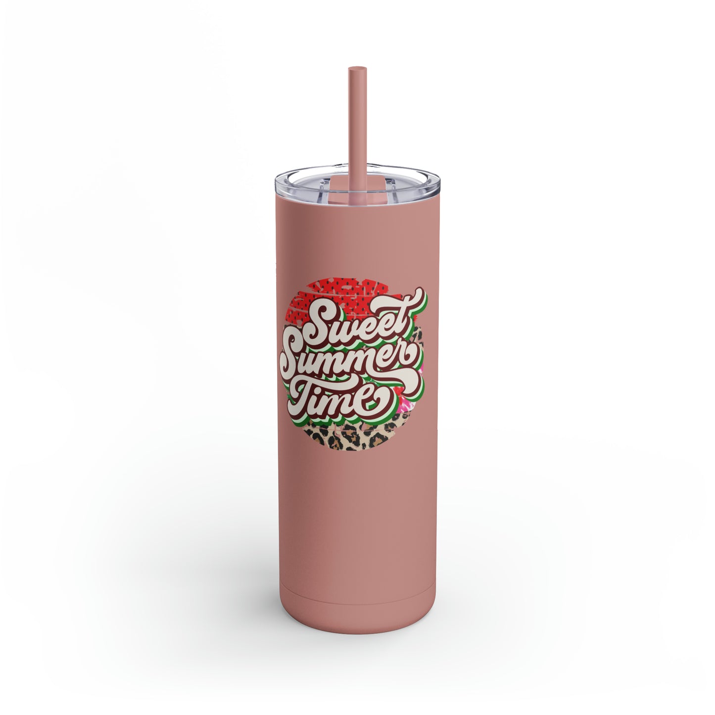 Sweet Summertime Skinny Matte Tumbler, 20oz