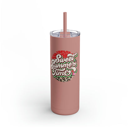 Sweet Summertime Skinny Matte Tumbler, 20oz