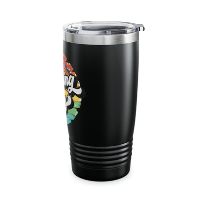 Camping Vibes Retro Ringneck Tumbler, 20oz