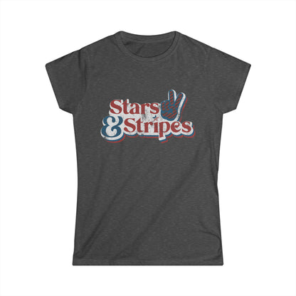 Stars and Stripes Women's Softstyle Tee