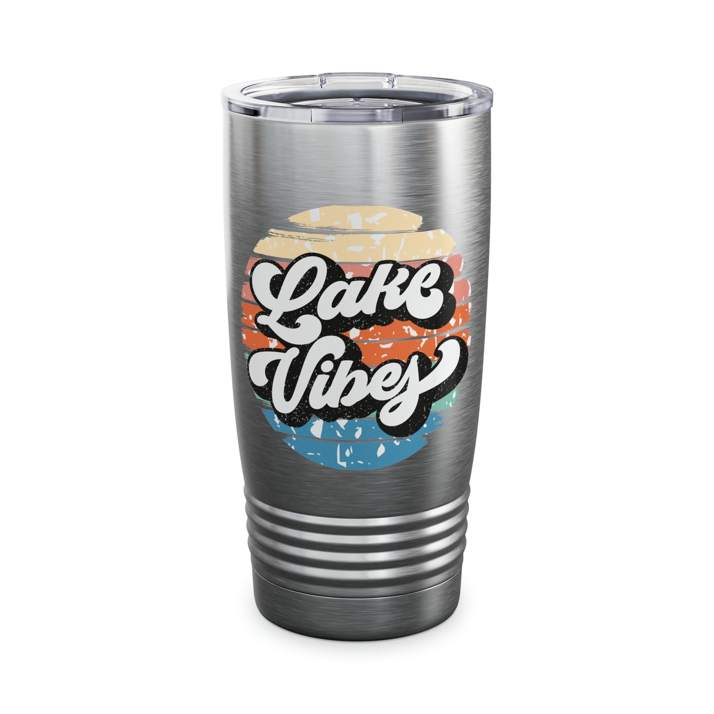 Lake Vibes Retro Ringneck Tumbler, 20oz 3 Colors Available