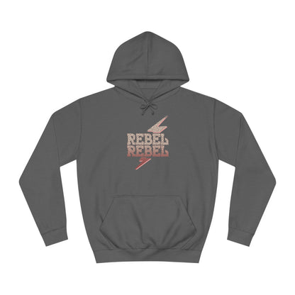 Rebel Lightning Bolt Unisex College Hoodie