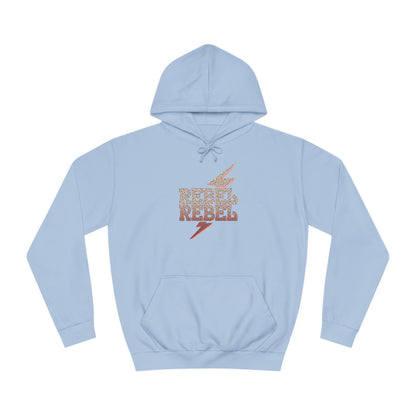 Rebel Lightning Bolt Unisex College Hoodie