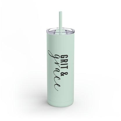 Grit and Grace Maars Maker Skinny Matte Tumbler, 20oz Ready to Ship