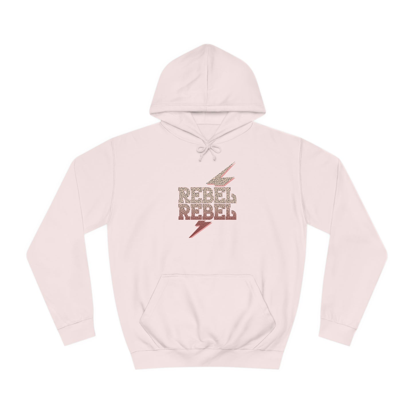 Rebel Lightning Bolt Unisex College Hoodie