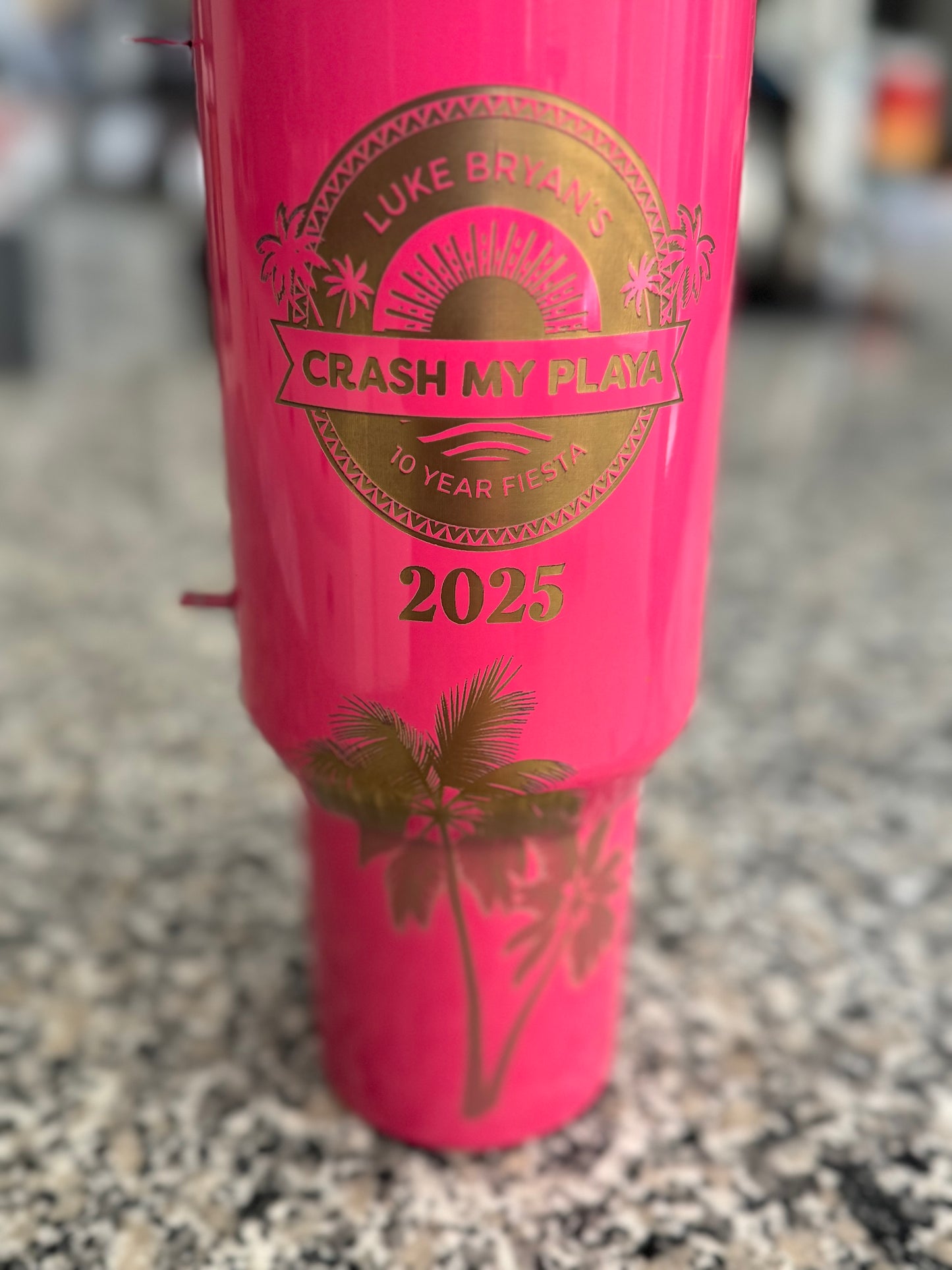 Limited Edition Stanley Pink Parade CMP Engraved Flowstate 40oz Tumbler