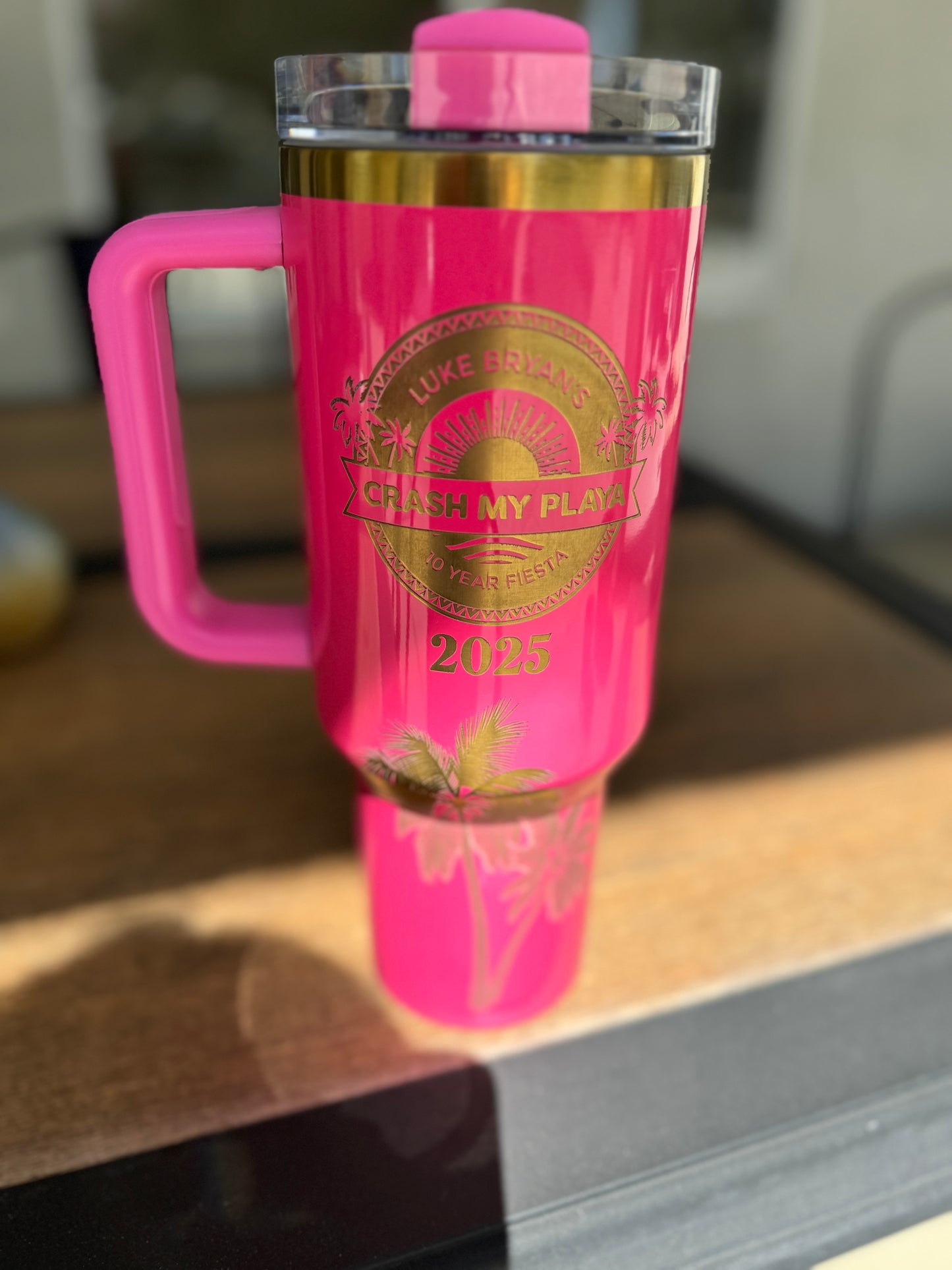 Limited Edition Stanley Pink Parade CMP Engraved Flowstate 40oz Tumbler