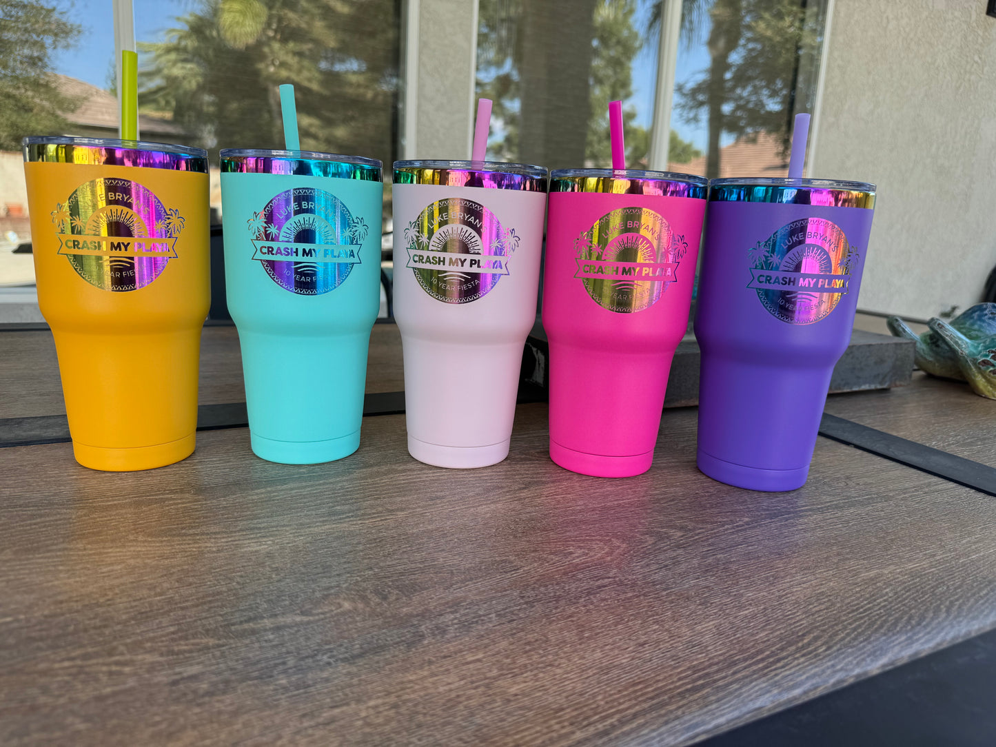 Engraved Color shifting CMP. 30 ounce Tumbler with logo and name